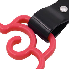 Load image into Gallery viewer, Brand New Cloud Handle Red JDM TSURIKAWA Ring Subway Train Bus Black Handle Strap Charm Drift