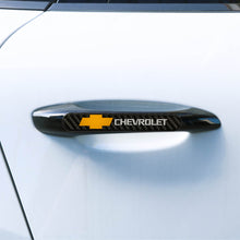 Load image into Gallery viewer, Brand New 8PCS Chevrolet Real Carbon Fiber Black Car Trunk Side Fenders Door Badge Scratch Guard Sticker