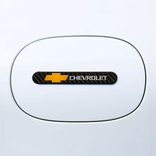 Load image into Gallery viewer, Brand New 8PCS Chevrolet Real Carbon Fiber Black Car Trunk Side Fenders Door Badge Scratch Guard Sticker
