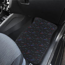 Load image into Gallery viewer, Brand New Universal 4PCS RECARO STYLE Racing Black Fabric Car Floor Mats Interior Carpets