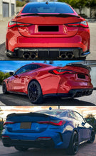Load image into Gallery viewer, BRAND NEW 2021-2022 BMW G22 4 SERIES 430i G82 M4 HIGH KICK Real Carbon Fiber Rear Trunk PSM Spoiler