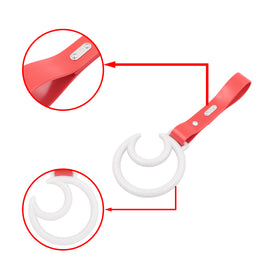 Brand New Moon White JDM TSURIKAWA Ring Subway Train Bus Handle Strap Charm Drift