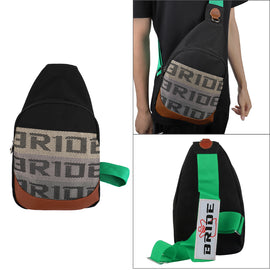 Brand New JDM BRIDE GREEN Backpack Molle Tactical Sling Chest Pack Shoulder Waist Messenger Bag