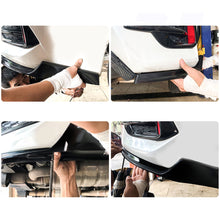 Load image into Gallery viewer, BRAND NEW 2016-2021 Honda Civic 4DR 2PCS Glossy Black Rear Side Diffuser Bumper Lip Kit