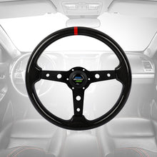 Load image into Gallery viewer, Brand New 350mm 14&quot; Universal JDM SPOON SPORTS Black Real Carbon Fiber Steering Wheel