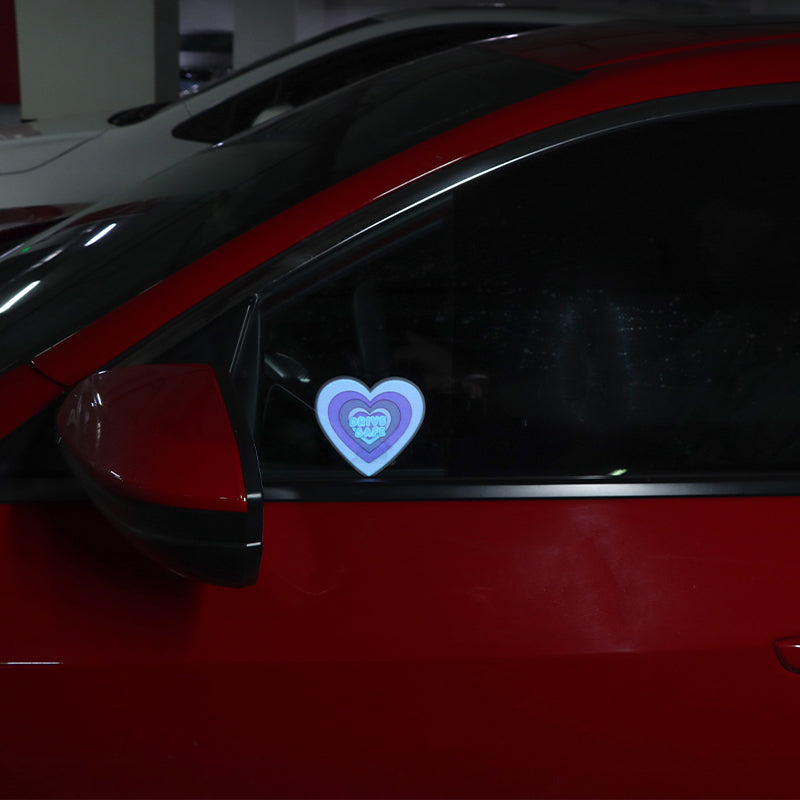 BRAND NEW 1PCS JDM HEART DRIVE SAFE Marker Lamp LED Interior Decoration Light