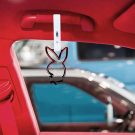 Brand New Playboy Bunny Shaped Rainbow JDM TSURIKAWA Subway Bus White Handle Strap Charm Drift