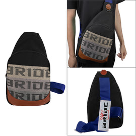 Brand New JDM BRIDE BLUE Backpack Molle Tactical Sling Chest Pack Shoulder Waist Messenger Bag