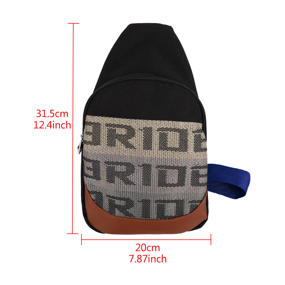 Brand New JDM BRIDE BLUE Backpack Molle Tactical Sling Chest Pack Shoulder Waist Messenger Bag