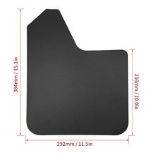 Load image into Gallery viewer, BRAND NEW 4PCS Front &amp; Rear Black Universal Mud Flaps Splash Guards Fender Mudflap Mudguards