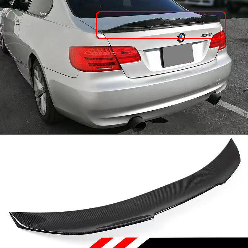 BRAND NEW 2007-2012 BMW E92 M3 335i 328i 2DR PSM STYLE REAL CARBON FIBER TRUNK SPOILER WING