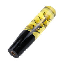 Load image into Gallery viewer, Brand New 1PCS Universal 20CM JDM Clear Yellow Real Flowers Manual Car Black Base Racing Stick Shift Knob M8 M10 M12