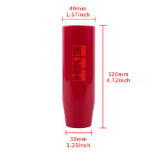 Load image into Gallery viewer, Brand New 12CM Universal HKS Glossy Red Long Stick Manual Car Gear Shift Knob Shifter M8 M10 M12