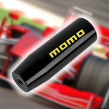 Load image into Gallery viewer, Brand New 12CM Universal Momo Glossy Black Stick Manual Car Gear Shift Knob Shifter M8 M10 M12