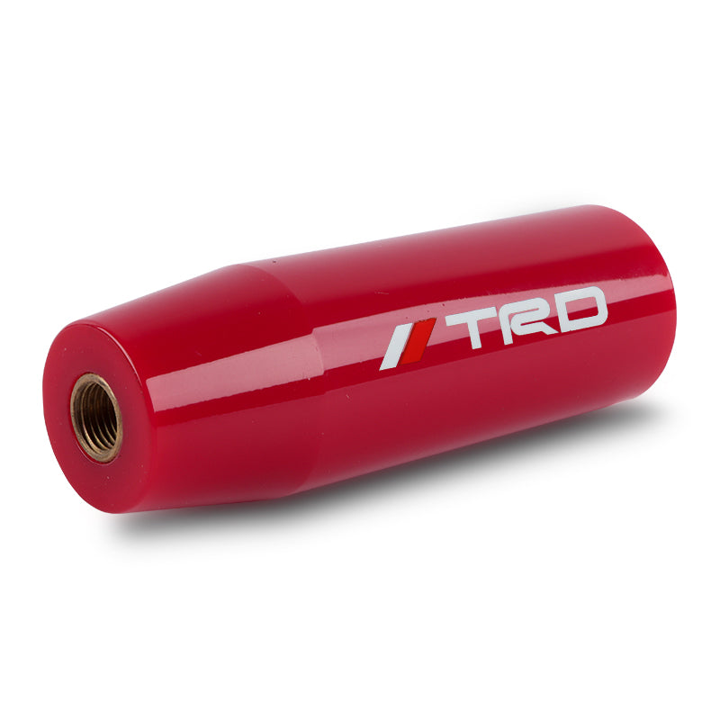 Brand New 12CM Universal TRD Glossy Red Long Stick Manual Car Gear Shift Knob Shifter M8 M10 M12