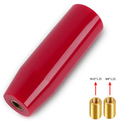 Brand New 12CM Universal Glossy Red Long Stick Manual Car Gear Shift Knob Shifter M8 M10 M12