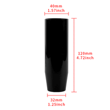 Load image into Gallery viewer, Brand New 12CM Universal GLossy Black Stick Manual Car Gear Shift Knob Shifter M8 M10 M12