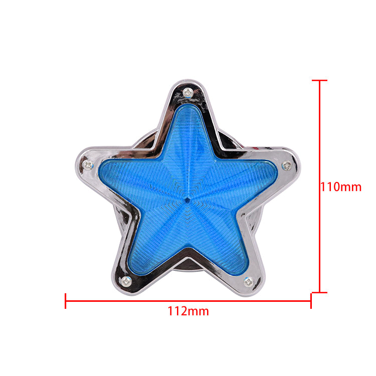 BRAND NEW 1PCS Blue Star Shaped Side Marker / Accessory / Led Light / Turn Signal