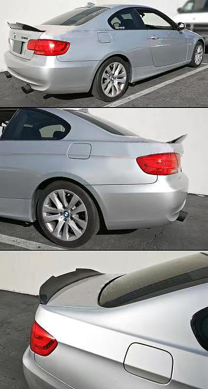 BRAND NEW 2007-2012 BMW E92 M3 335i 328i 2DR PSM STYLE REAL CARBON FIBER TRUNK SPOILER WING