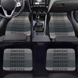 Brand New 4PCS UNIVERSAL BRIDE Racing Fabric Car Floor Mats Interior Carpets