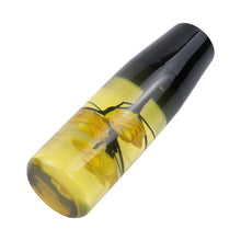 Load image into Gallery viewer, Brand New 1PCS Universal 15CM JDM Clear Yellow Real Flowers Manual Car Black Base Racing Stick Shift Knob M8 M10 M12