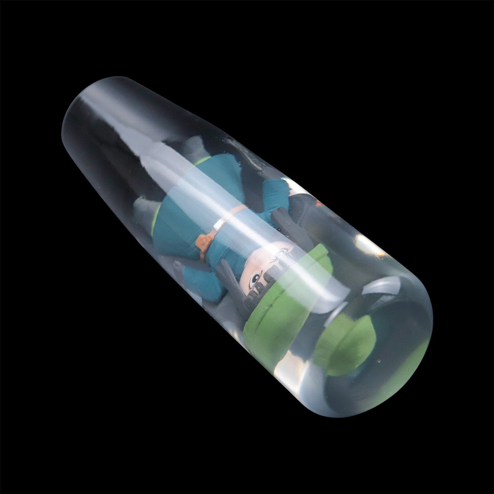 Brand New Universal Anime Character Crystal Clear Stick Car Manual Gear Shift Knob Shifter Lever Cover