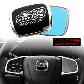 Brand New Black Mugen Steering Wheel JDM Emblem For Honda