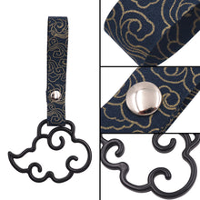 Load image into Gallery viewer, Brand New Cloud Handle Black JDM TSURIKAWA Ring Subway Train Bus Black Handle Strap Charm Drift