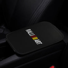 Load image into Gallery viewer, BRAND NEW UNIVERSAL Ralliart Car Center Console Armrest Cushion Mat Pad Cover Embroidery