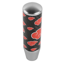 Load image into Gallery viewer, Brand New 13CM Universal Naruto Akatsuki Cloud Silver Carbon Fiber Manual Gear Stick Shift Knob Lever Shifter M12 M10 M8