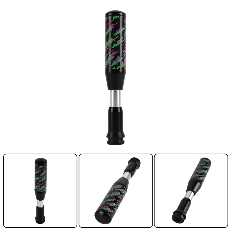 Brand New Universal HKS Black Carbon Fiber Automatic Gear Shift Knob Shifter Lever Head