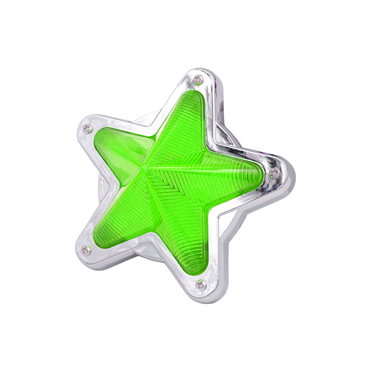 BRAND NEW 1PCS Green Star Shaped Side Marker / Accessory / Led Light / Turn Signal