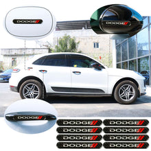 Load image into Gallery viewer, Brand New 8PCS Dodge Real Carbon Fiber Black Car Trunk Side Fenders Door Badge Scratch Guard Sticker