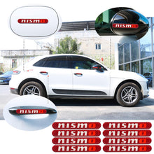 Load image into Gallery viewer, Brand New 8PCS Nismo Real Carbon Fiber Red Car Trunk Side Fenders Door Badge Scratch Guard Sticker
