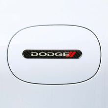 Load image into Gallery viewer, Brand New 2PCS Dodge Real Carbon Fiber Black Car Trunk Side Fenders Door Badge Scratch Guard Sticker