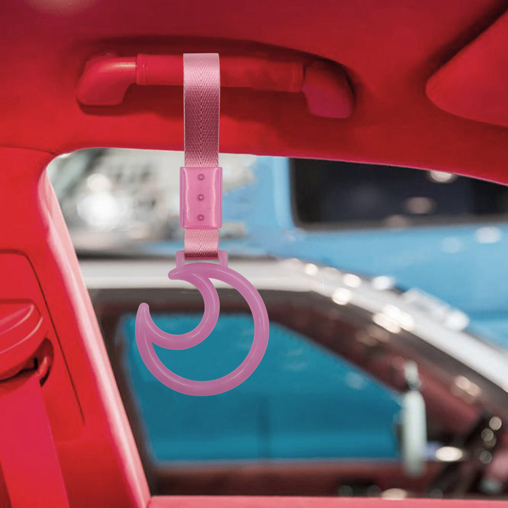 Brand New Moon Pink JDM TSURIKAWA Ring Subway Train Bus Pink Handle Strap Charm Drift