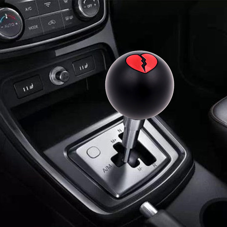 Brand New JDM BROKEN HEART Black Shift Knob Automatic Transmission Car Racing Gear Shifter