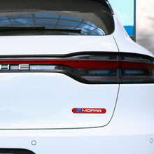 Load image into Gallery viewer, Brand New 1PCS Mopar Real Carbon Fiber Red Car Trunk Side Fenders Door Badge Scratch Guard Sticker
