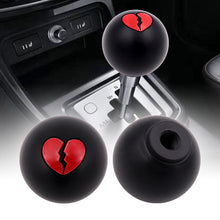 Load image into Gallery viewer, BRAND NEW JDM BROKEN HEART Gear Shifter Black Ball Manual Gear Stick Shift Knob w/ Adapters