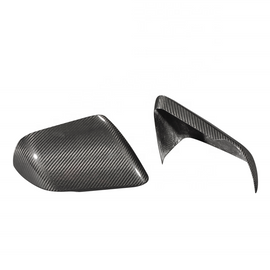 Brand New 2015-2021 Mustang Real Carbon Fiber Side Mirror Cover Caps For With Signal Light