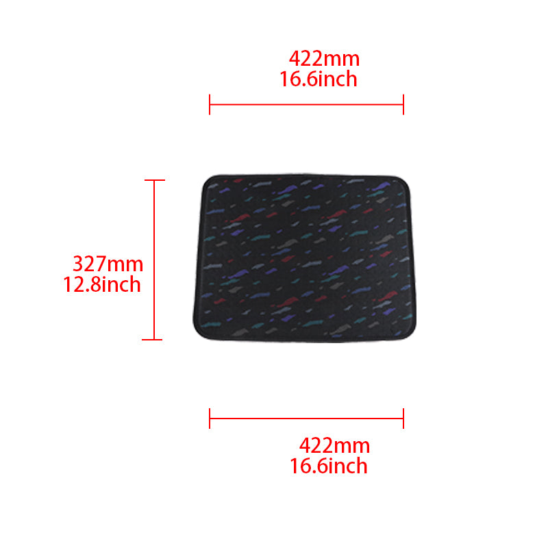 Brand New Universal 4PCS RECARO STYLE Racing Black Fabric Car Floor Mats Interior Carpets