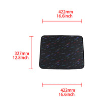 Load image into Gallery viewer, Brand New Universal 4PCS RECARO STYLE Racing Black Fabric Car Floor Mats Interior Carpets