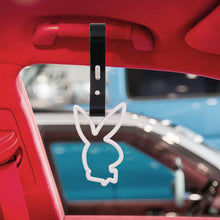 Load image into Gallery viewer, Brand New Playboy Bunny Shaped White JDM TSURIKAWA Subway Bus Handle Strap Charm Drift