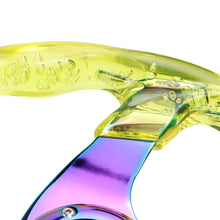 Load image into Gallery viewer, Brand New JDM Universal 6-Hole 326mm Vip Yellow Crystal Bubble Neo Chrome Steering Wheel