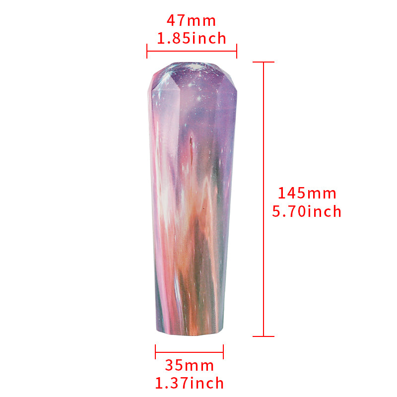 BRAND NEW JDM 150mm Universal Diamond Star Galaxy Aluminum Manual Gear Stick Shift Knob Shifter M8 M10 M12