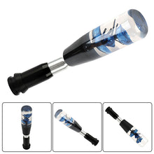 Load image into Gallery viewer, Brand New Universal JDM Crystal Rose Flowers Blue Head Automatic Car Gear Shift Knob shifter