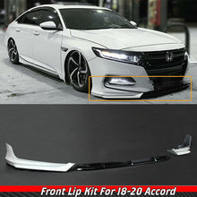 Load image into Gallery viewer, BRAND NEW 3PCS 2018-2020 Honda Accord Yofer Platinum White Pearl Front Bumper Lip Splitter Kit
