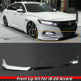 BRAND NEW 3PCS 2018-2020 Honda Accord Yofer Platinum White Pearl Front Bumper Lip Splitter Kit