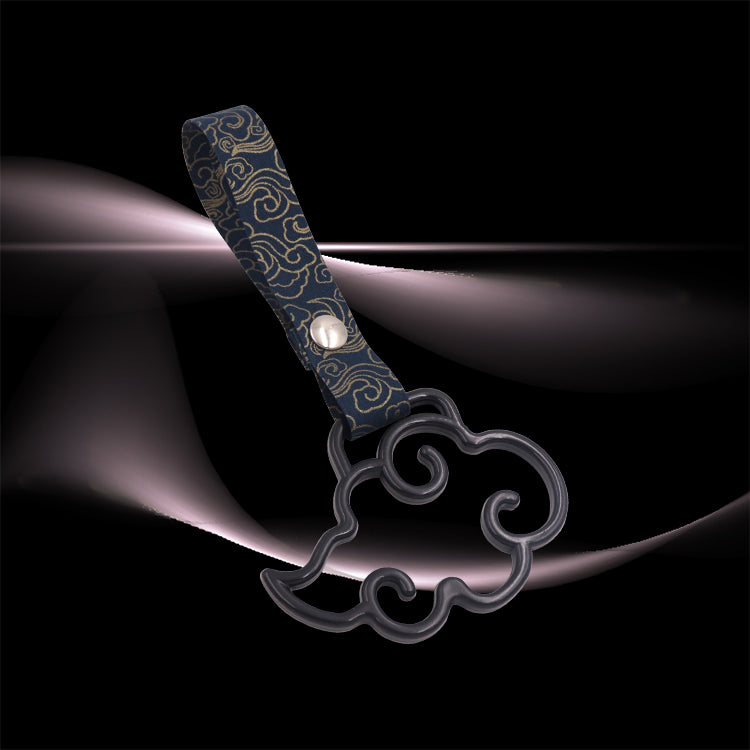 Brand New Cloud Handle Black JDM TSURIKAWA Ring Subway Train Bus Black Handle Strap Charm Drift