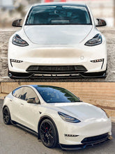 Load image into Gallery viewer, Brand New Real Carbon Fiber M Style Car Side Mirror Add On Cover Caps For 2020-2024 Tesla Model Y